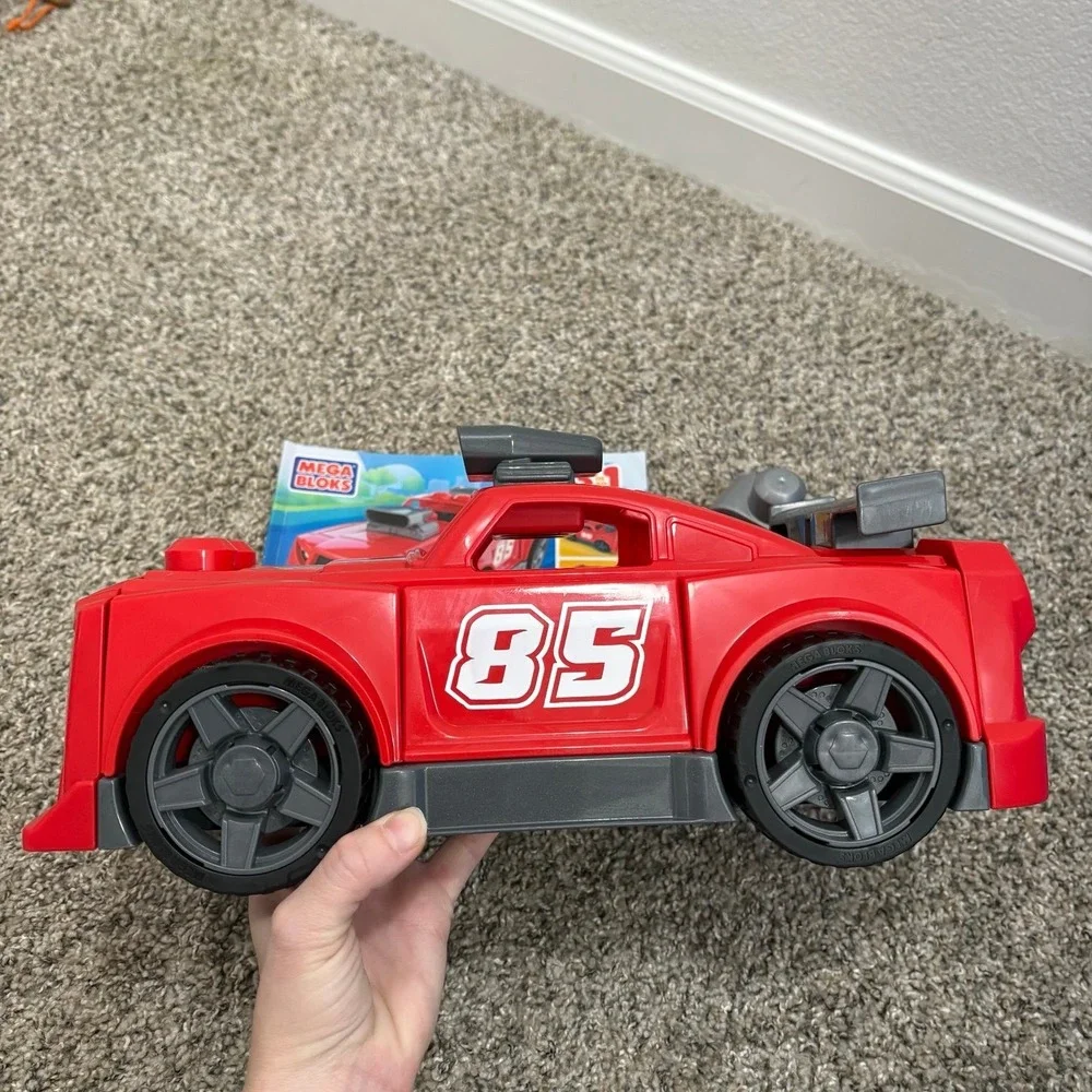 Mega Blocks Lego Transform Car Kids Toddler‎ Build Roll Play